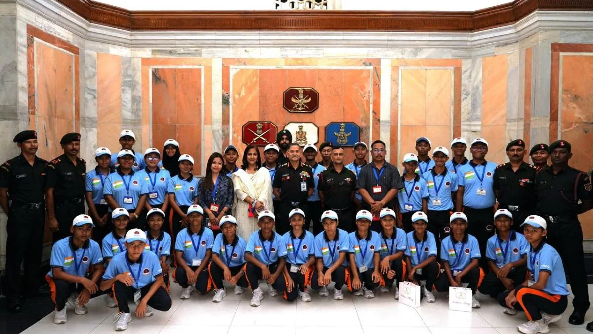 Andaman & Nicobar tribal students meet Army Chief on ‘Dweep Se Delhi’ tour