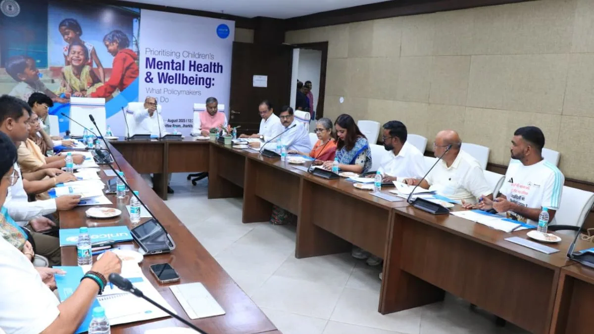 Jharkhand Assembly Holds Roundtable on Children’s Mental Health