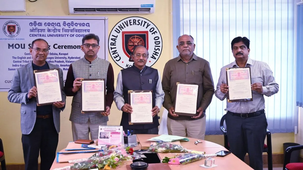 Central University of Odisha signs MoU with 4 Central Universities to boost higher Education, tribal research