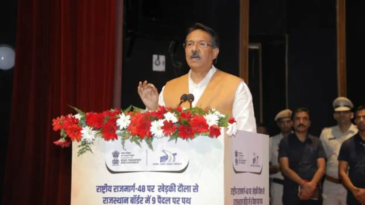 Foundation stone laid for four flyovers, nine foot overbridges in Gurugram