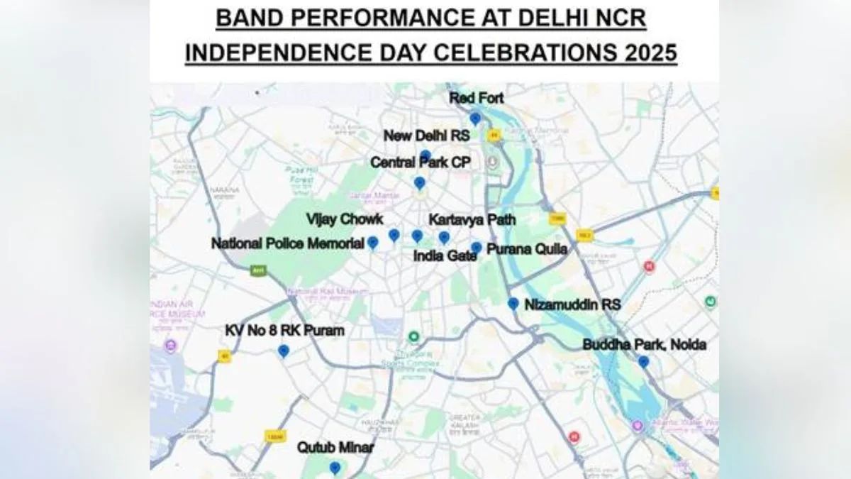 Delhi to host armed forces band performances at 12 iconic spots for I-Day