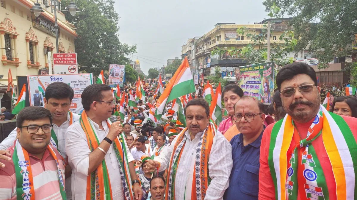 Chandni Chowk hosts Grand Tiranga Yatra to celebrate national pride