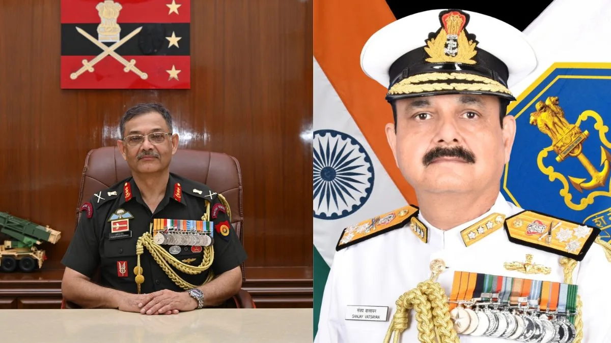 Army, Navy get new vice chiefs in Lt Gen Pushpendra Singh, Vice Admiral Sanjay Vatsayan