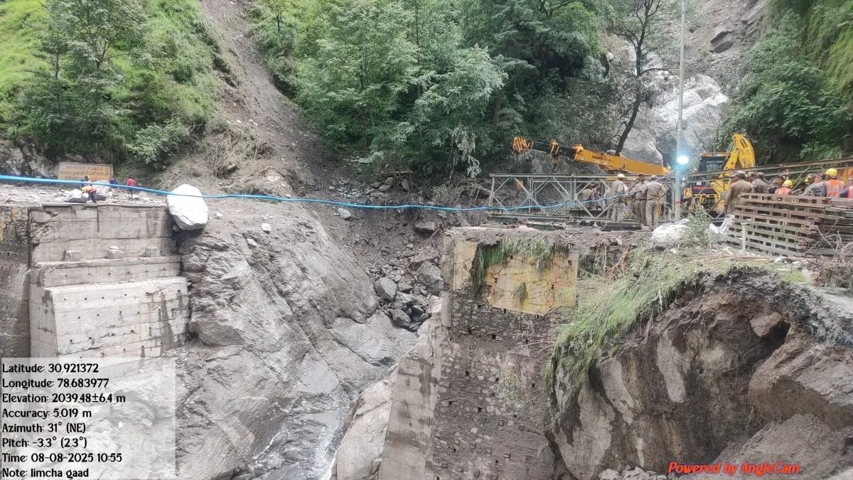 Road access to Dharali-Harsil disaster site hit; resource supply hampered