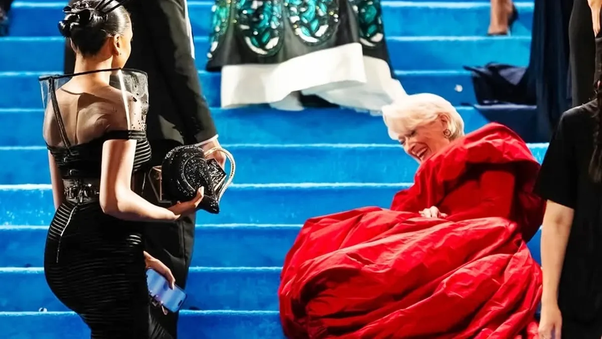 Meryl Streep falls on ‘Devil Wears Prada 2’ set, internet says it’s giving Met Gala meme