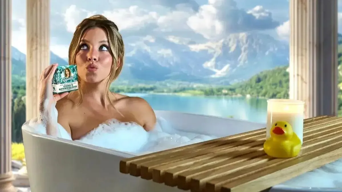 Sydney Sweeney explains why her bathwater soap became a talking point