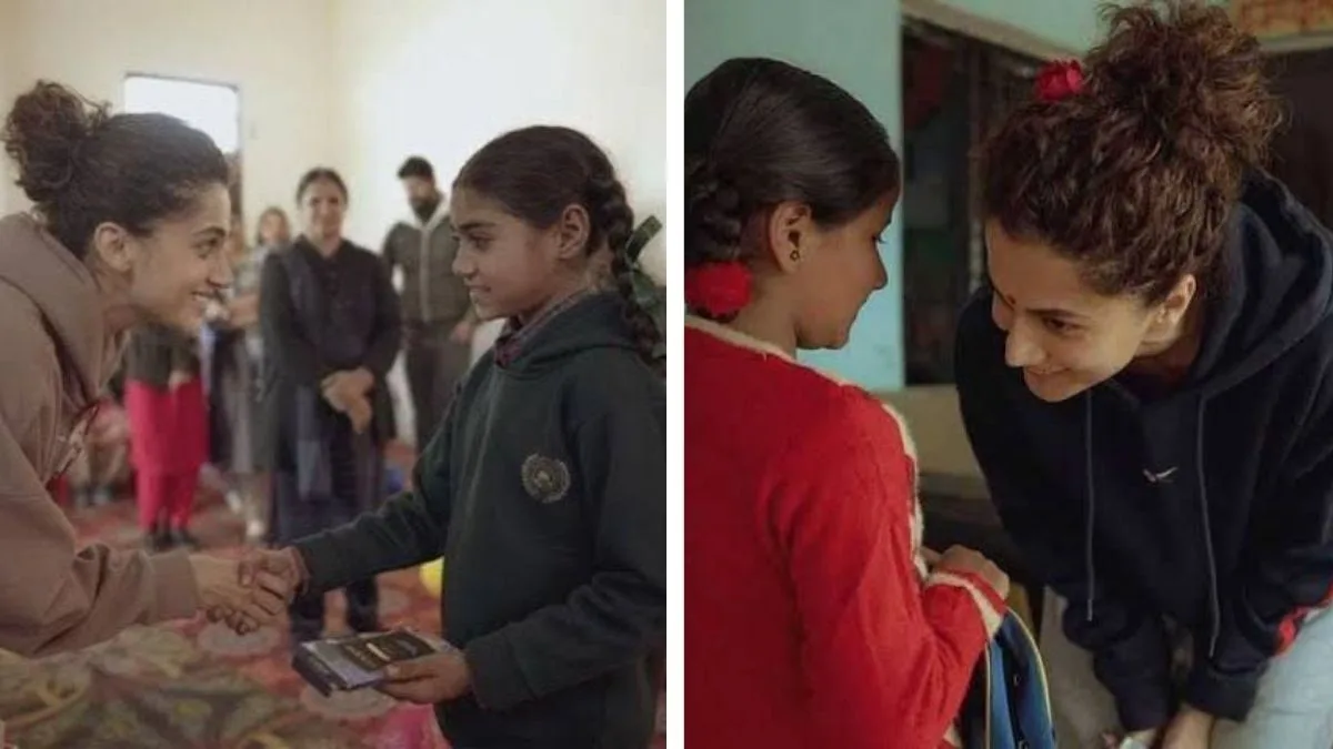 Taapsee Pannu’s Nanhi Kali girls thank her for changing their futures
