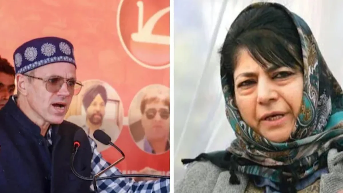 Hazratbal row: Omar questions national emblem placement, Mehbooba terms it ‘disrespect’ of dargah