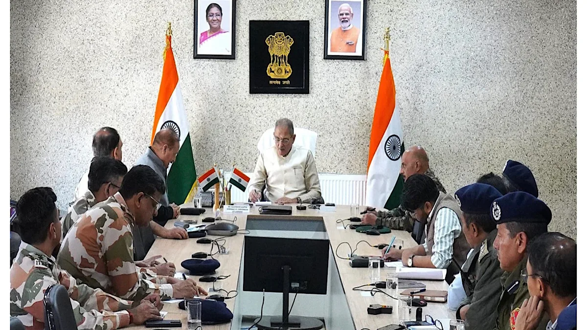LG Kavinder Gupta chairs high-level security review in Ladakh, calls for vigilance and unity amid tensions