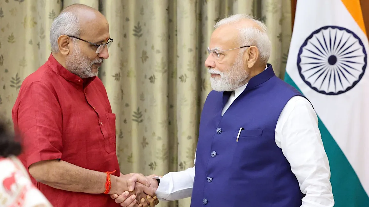 PM Modi extends wishes to CP Radhakrishnan for a successful tenure as Vice President