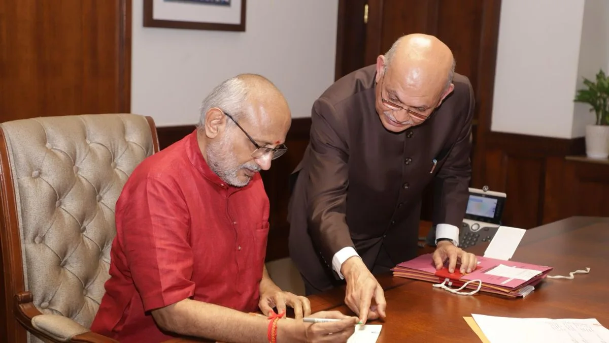 VP Radhakrishnan assumes charge as Chairman, Rajya Sabha
