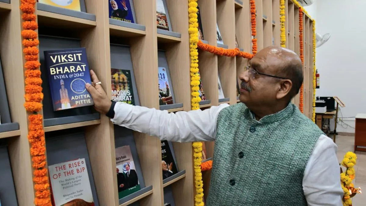Nearly 200 books on PM Modi’s life and work placed in Delhi Assembly Library