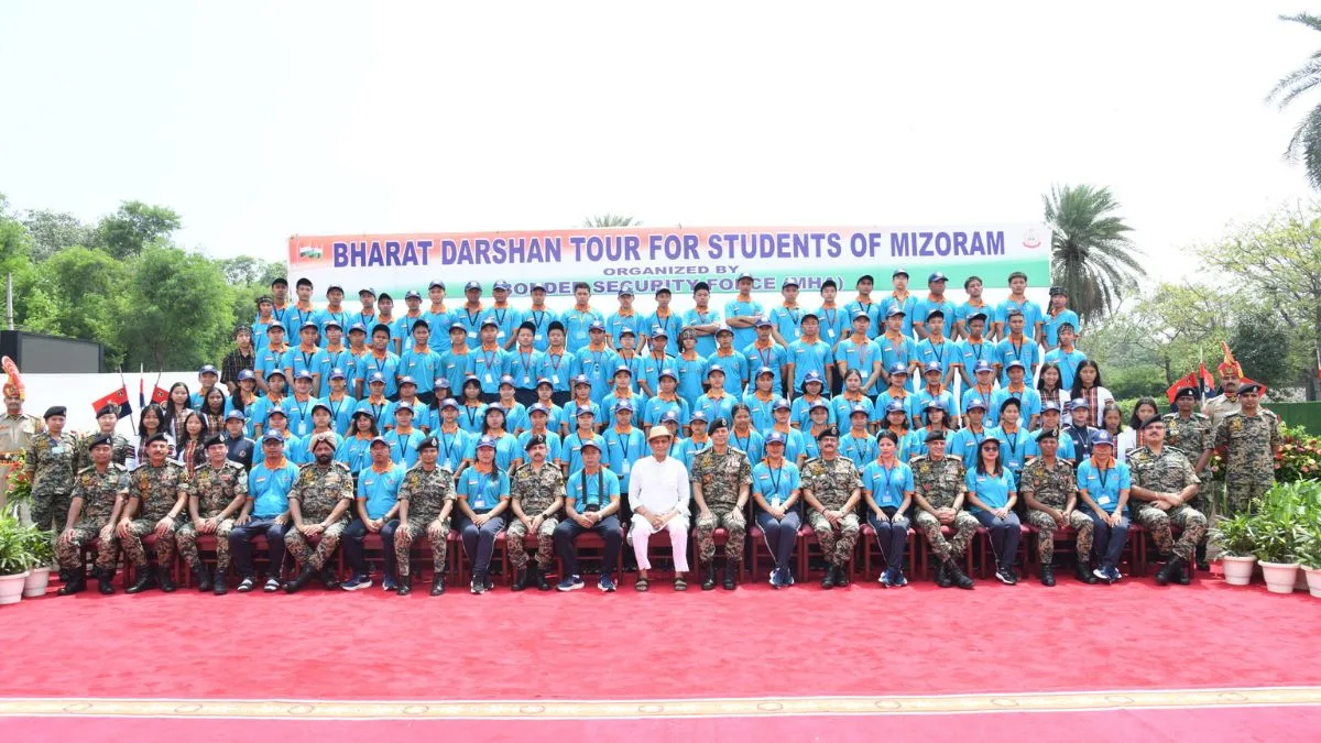 MHA organises Bharat Darshan tour for Mizoram students in Delhi
