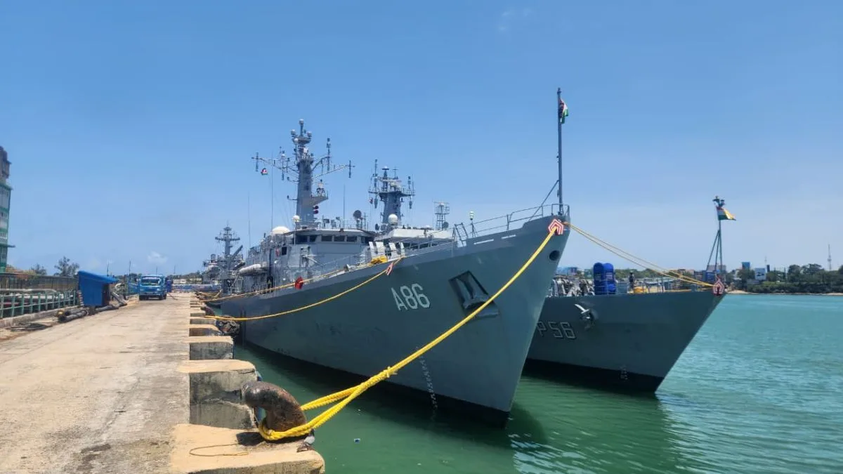 Indian Navy’s first training aquadron makes diplomatic port call in Mombasa
