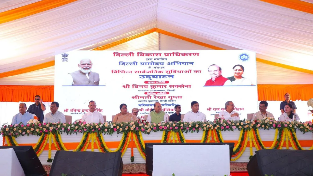CM inaugurates ₹760-crore development projects for Delhi villages