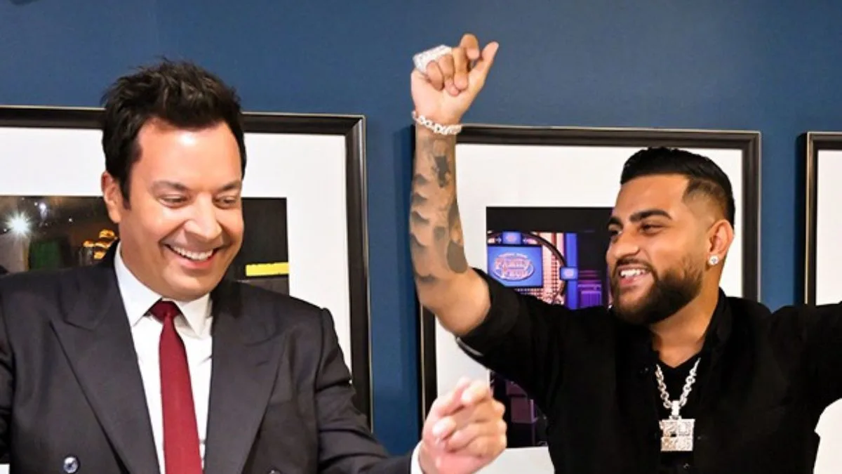 Karan Aujla brings bhangra beats to Jimmy Fallon’s ‘Tonight Show’