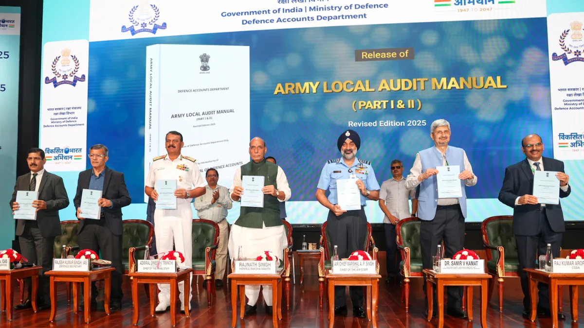Rajnath Singh hails DAD’s silent role in Op Sindoor, calls It financial backbone of armed forces