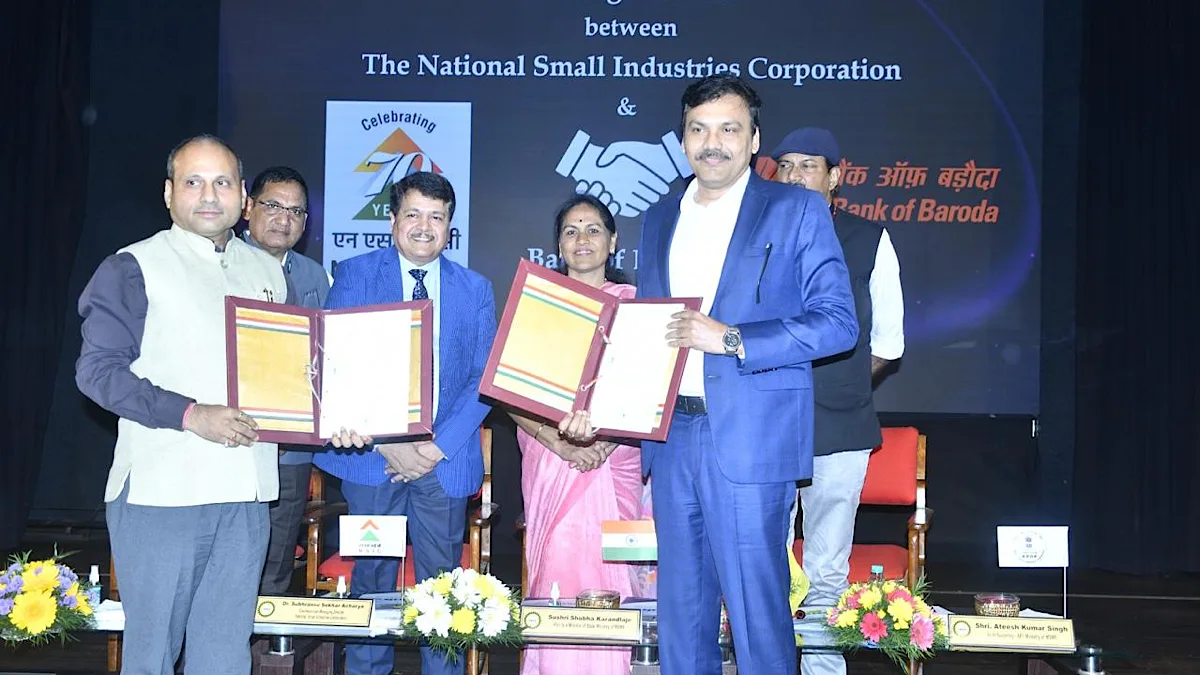 NSIC Forms strategic Alliance with Bank of Baroda to Support MSME Financing