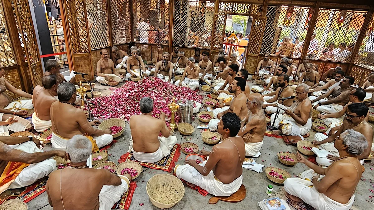 A Divine Milestone in the North: Vishnu Sahasranama Kodi Archana at Uttara Guruvayurappan Temple, Delhi