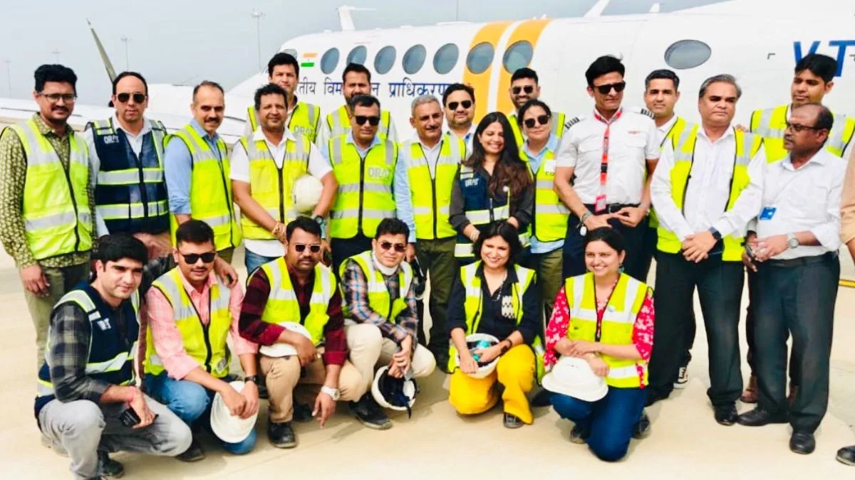 Calibration flight successfully lands at Noida airport