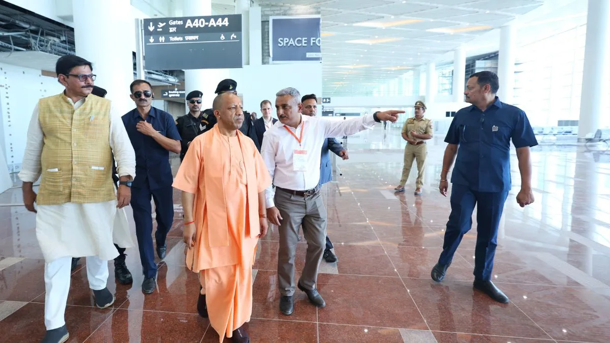 CM Yogi reviews preparations ahead of Noida International Airport’s inauguration