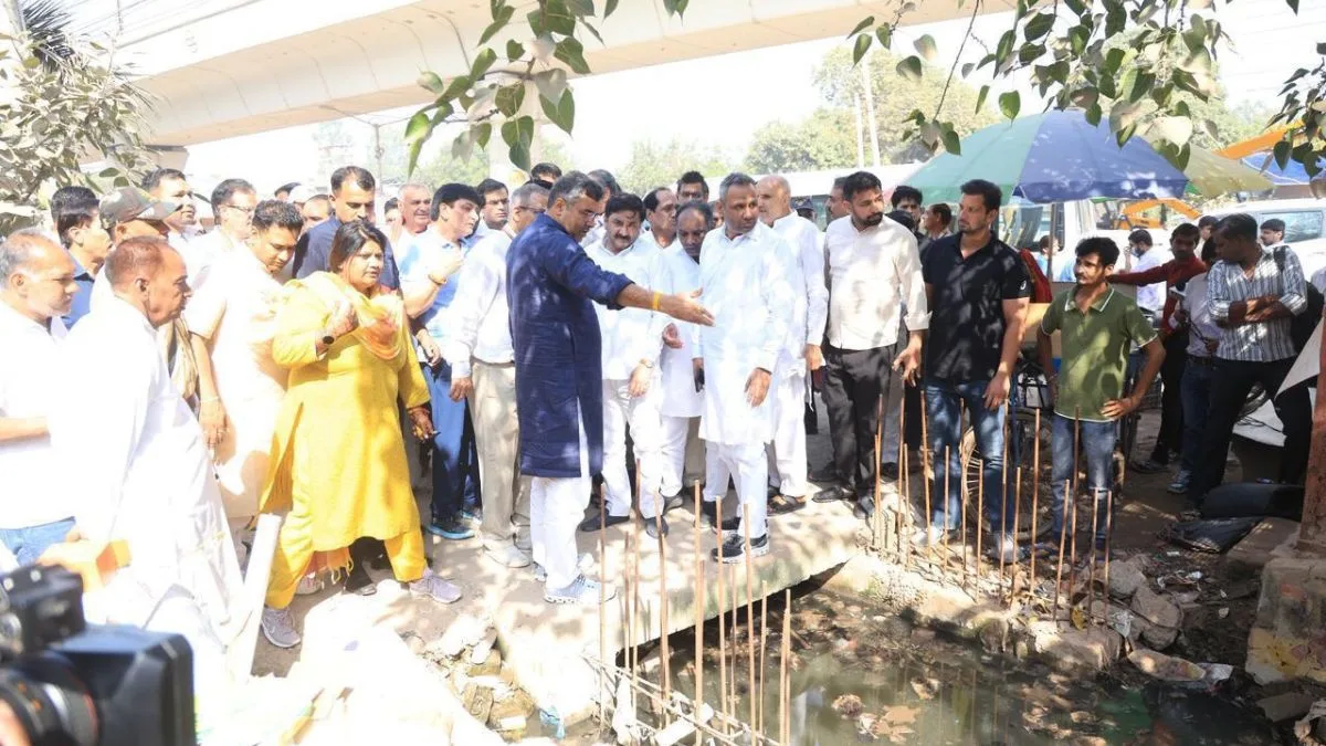 Verma assures development in rural belt, inspects outer Delhi’s roads & drainage projects