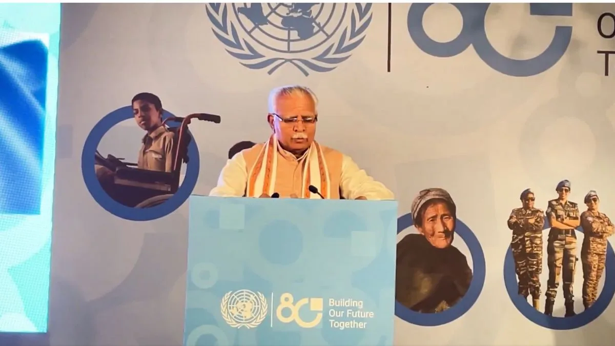 Manohar Lal highlights India’s commitment to global peace, development at 80th UN Day celebrations
