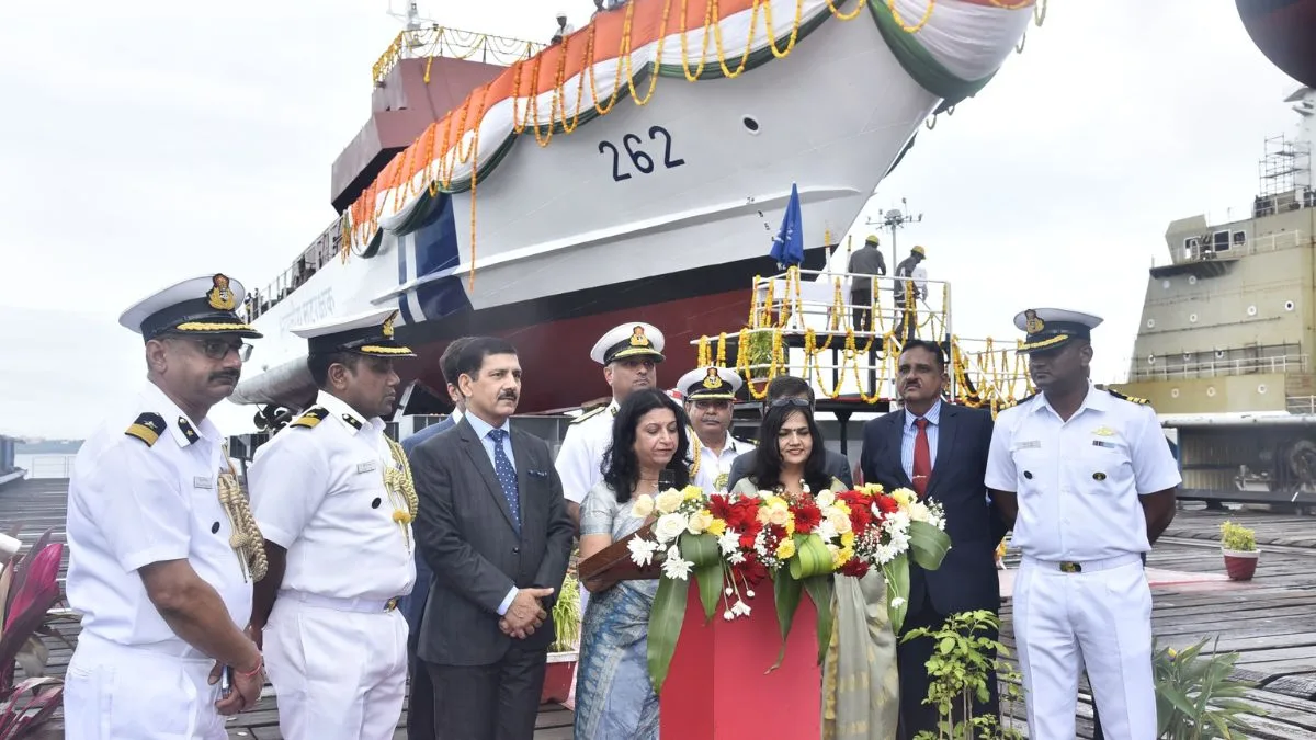 Indian Coast Guard launches advanced Fast Patrol Vessels ICGS Ajit & Aparajit