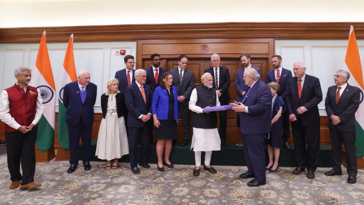 PM Modi, US think tank delegation discuss strengthening strategic ties