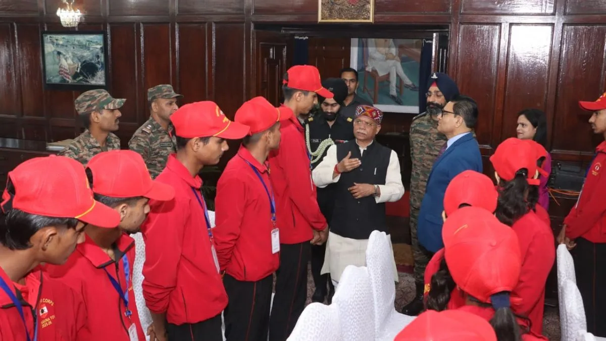 Himachal Guv interacts with children under Operation Sadbhavna