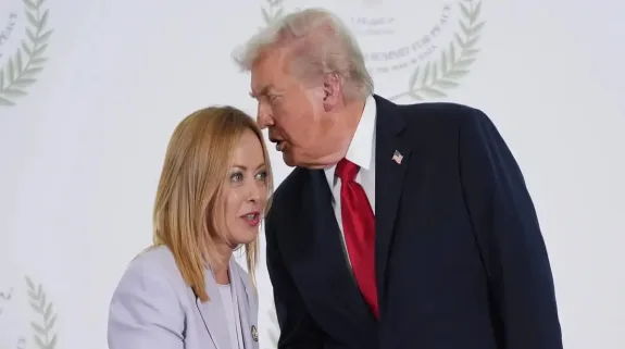 donald trump giorgia meloni
