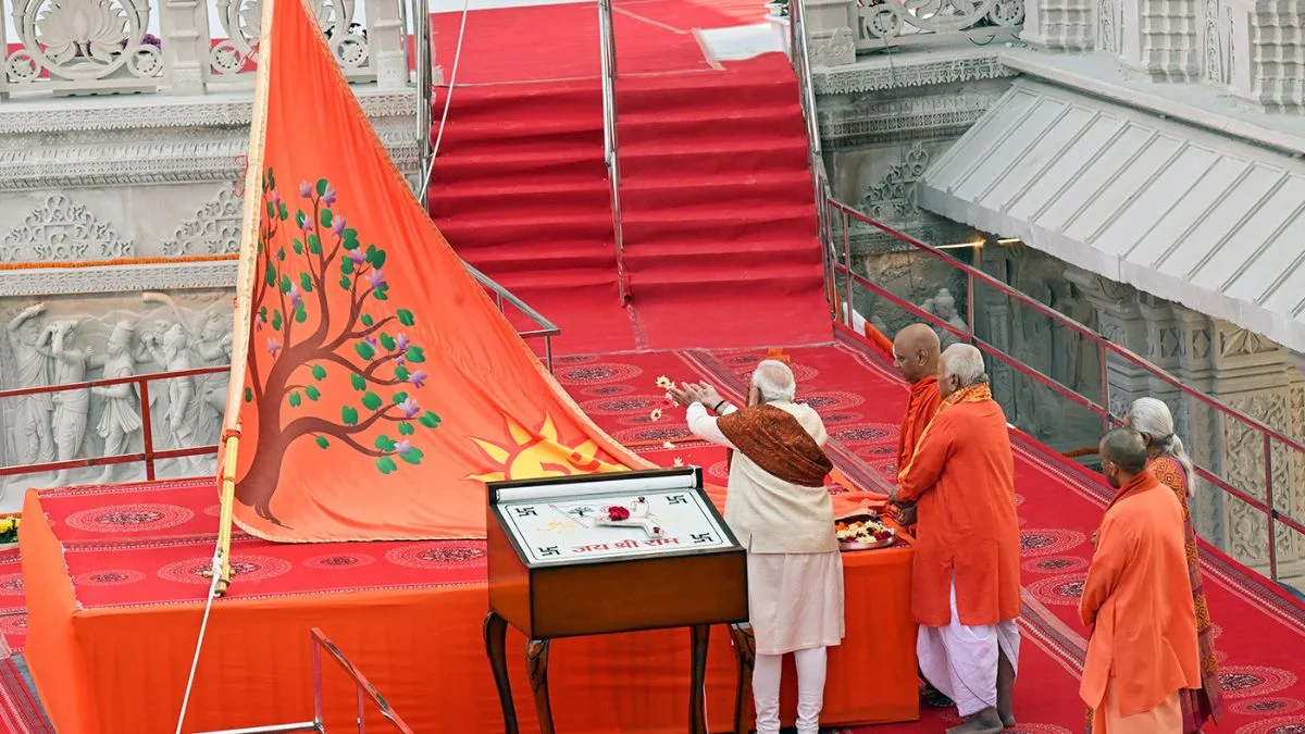 Ayodhya Ram Mandir Dhwajarohan: 10 stunning photos from the historic ceremony