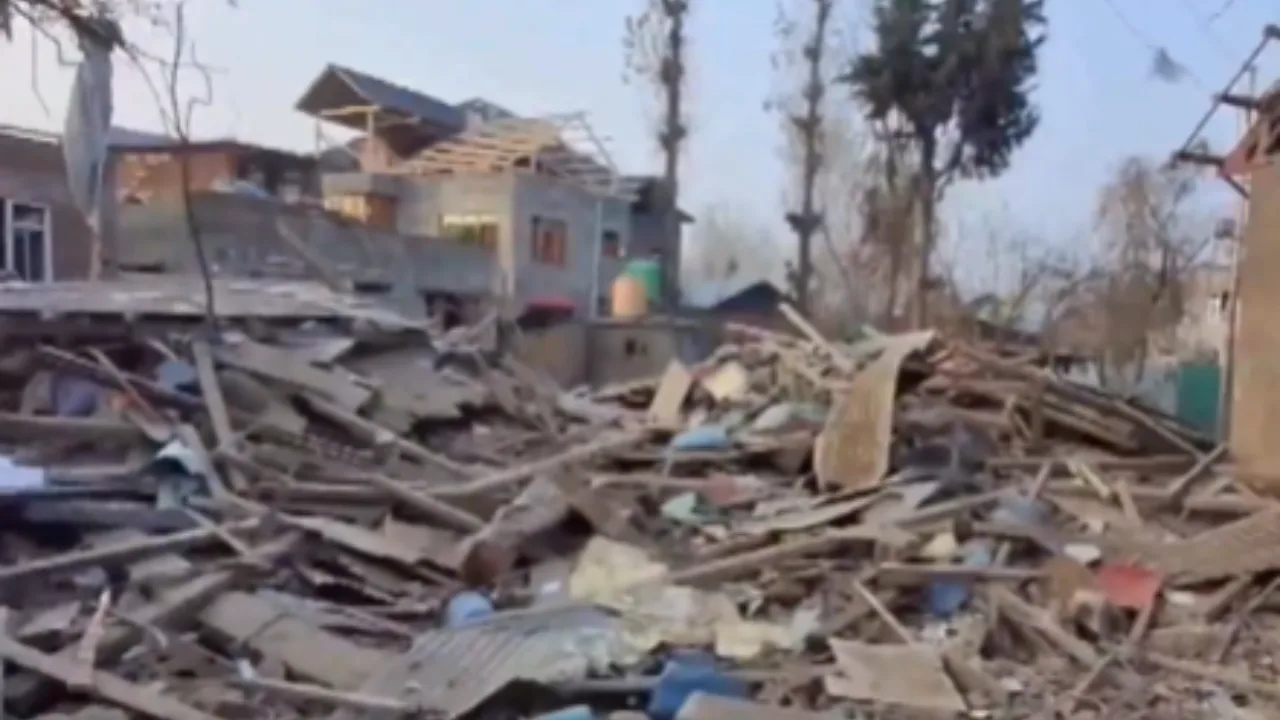Delhi Red Fort blast accused Dr Umar Un Nabi’s house demolished in Jammu and Kashmir’s Pulwama
