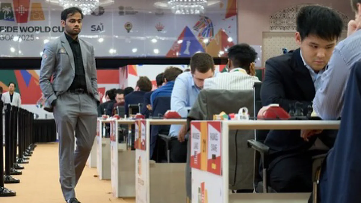 FIDE World Cup: Arjun Erigaisi, Harikrishna register emphatic wins; Gukesh, Pragg draw with black in first game of Round 3