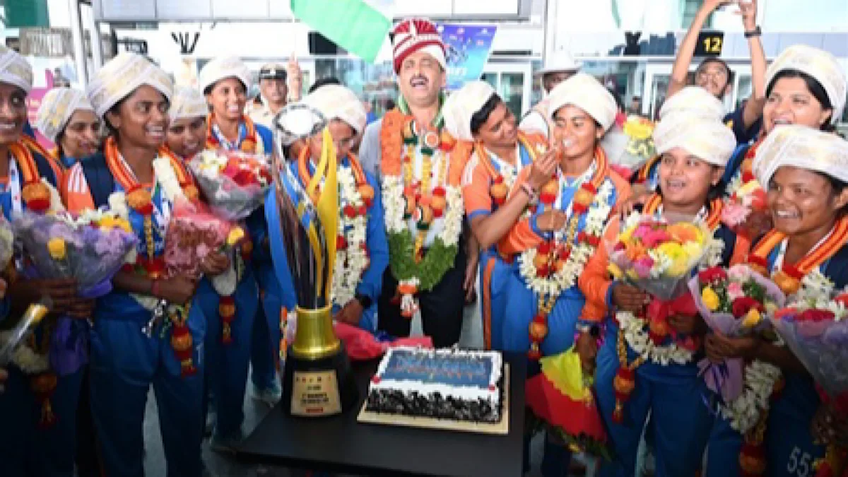 Grand and heartfelt welcome accorded to World Cup-winning Indian women’s blind cricket team