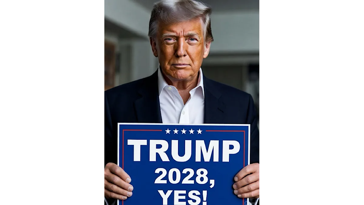 US President hints at running for 3rd term with ‘Trump 2028’ AI image