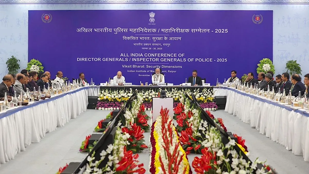 PM charts future of policing at DG-IG conference in Raipur