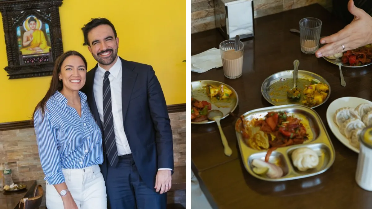 Momo, aloo dum, tingmo: Zohran Mamdani and AOC’s lunch that everyone’s talking about