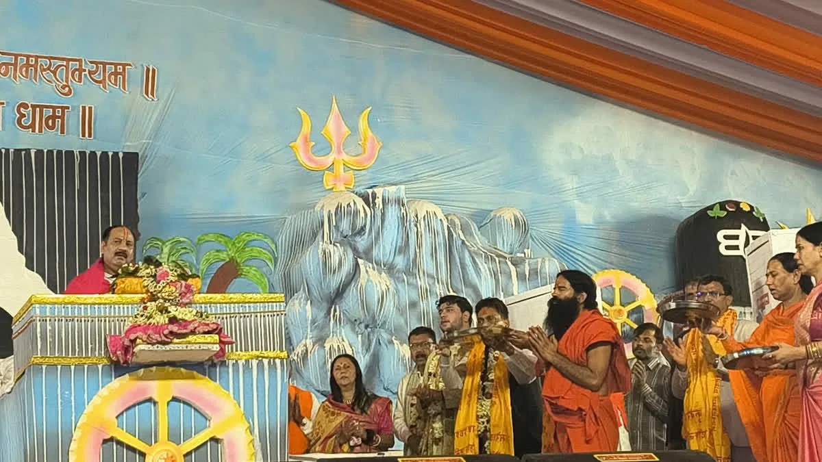 ‘One day every country will have a Shiva temple’: Baba Ramdev in Deoghar, Jharkhand