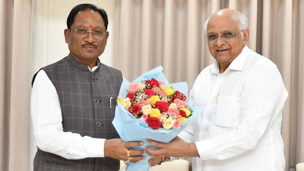 Chhattisgarh CM Sai meets Gujarat CM to discuss governance and development cooperation