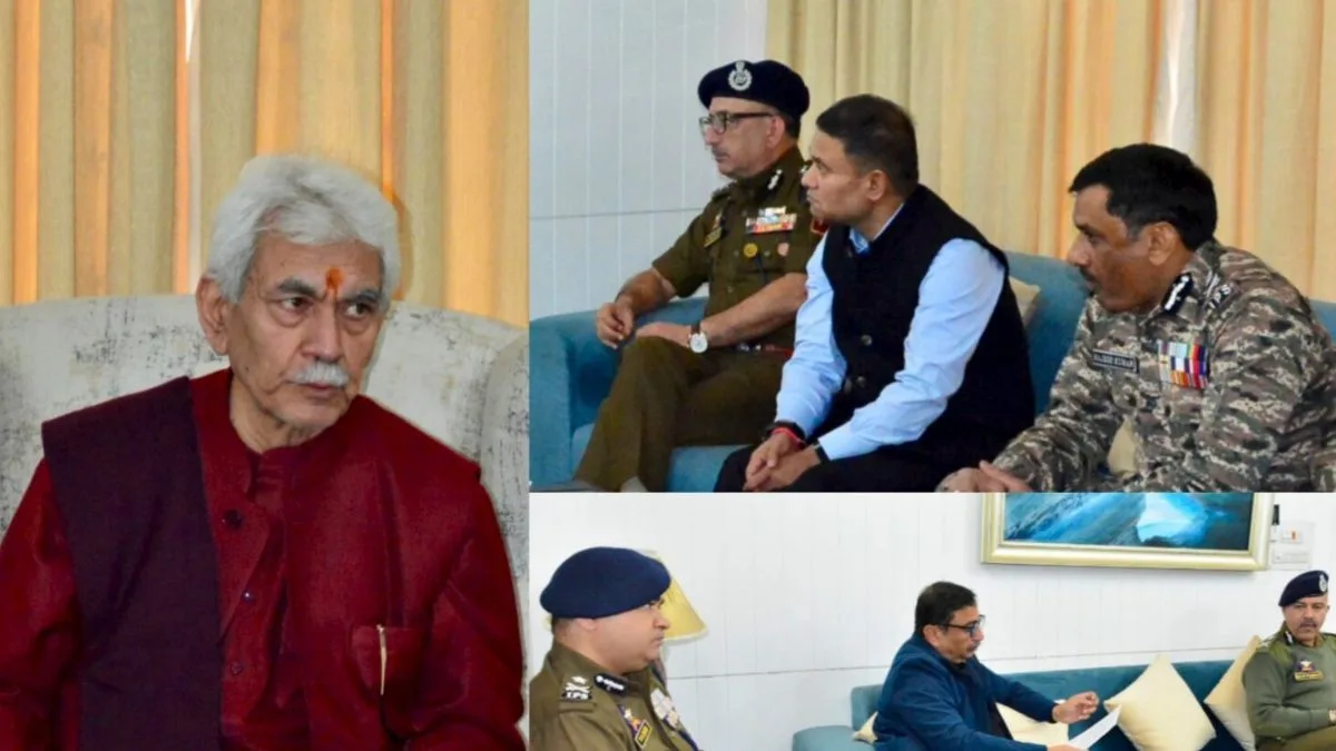 J&K L-G holds high-level security review meeting in Srinagar
