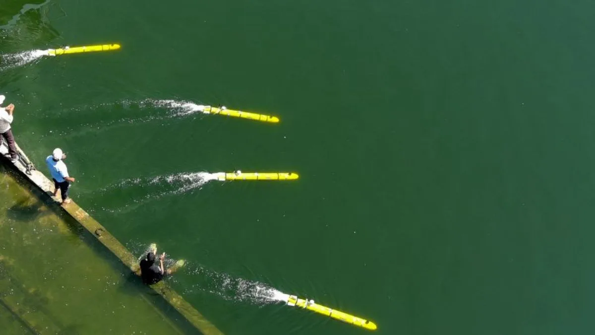 Breakthrough in naval warfare: DRDO unveils Autonomous Underwater Vehicles for mine detection