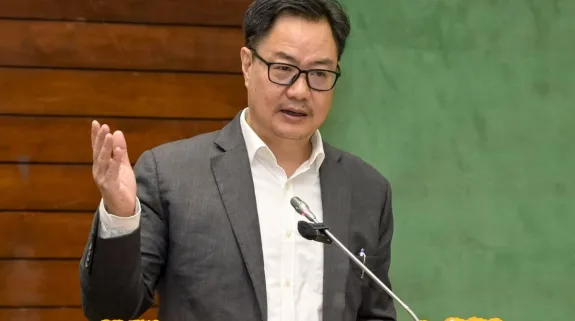 ‘Opposition celebrating after crushing women’s rights’: Kiren Rijiju lashes out at Congress over ‘anti-women mindset’