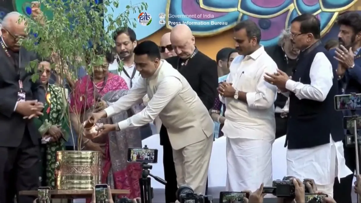 A Tulsi plant, a parade, and 270 Films: IFFI 2025 opens with symbolism and spectacle