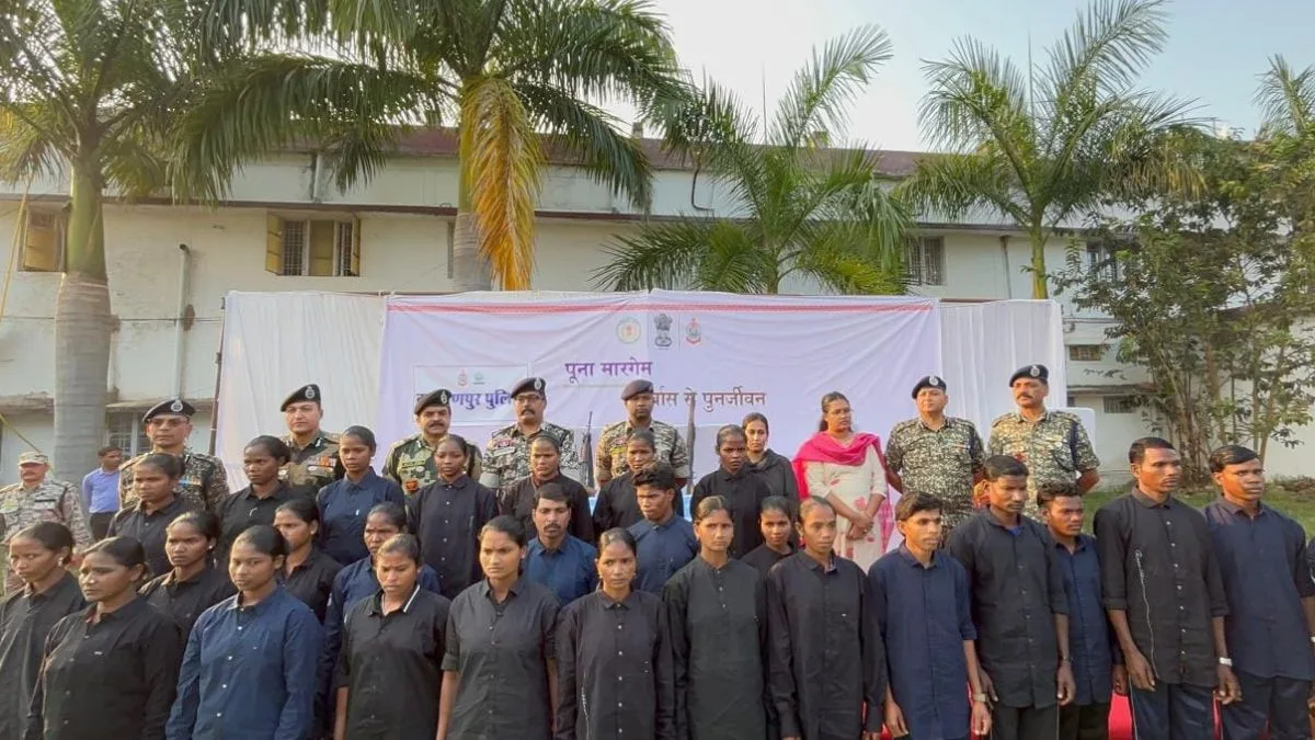 28 Maoists surrender in Chhattisgarh as rehabilitation drive gains momentum