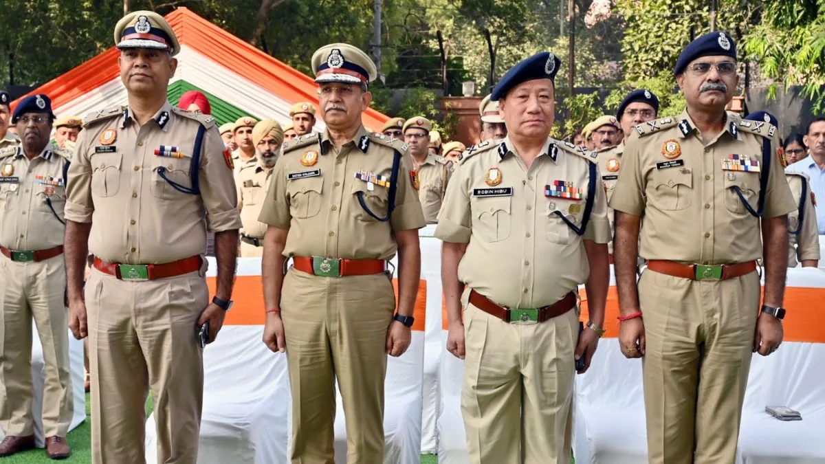 Delhi Police commemorate 150 years of Vande Mataram