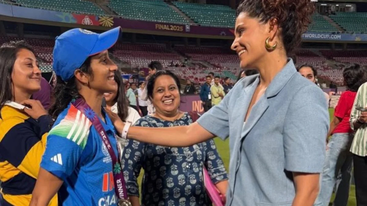 Once a young cricketer herself, Saiyami Kher celebrates India’s historic win against South Africa