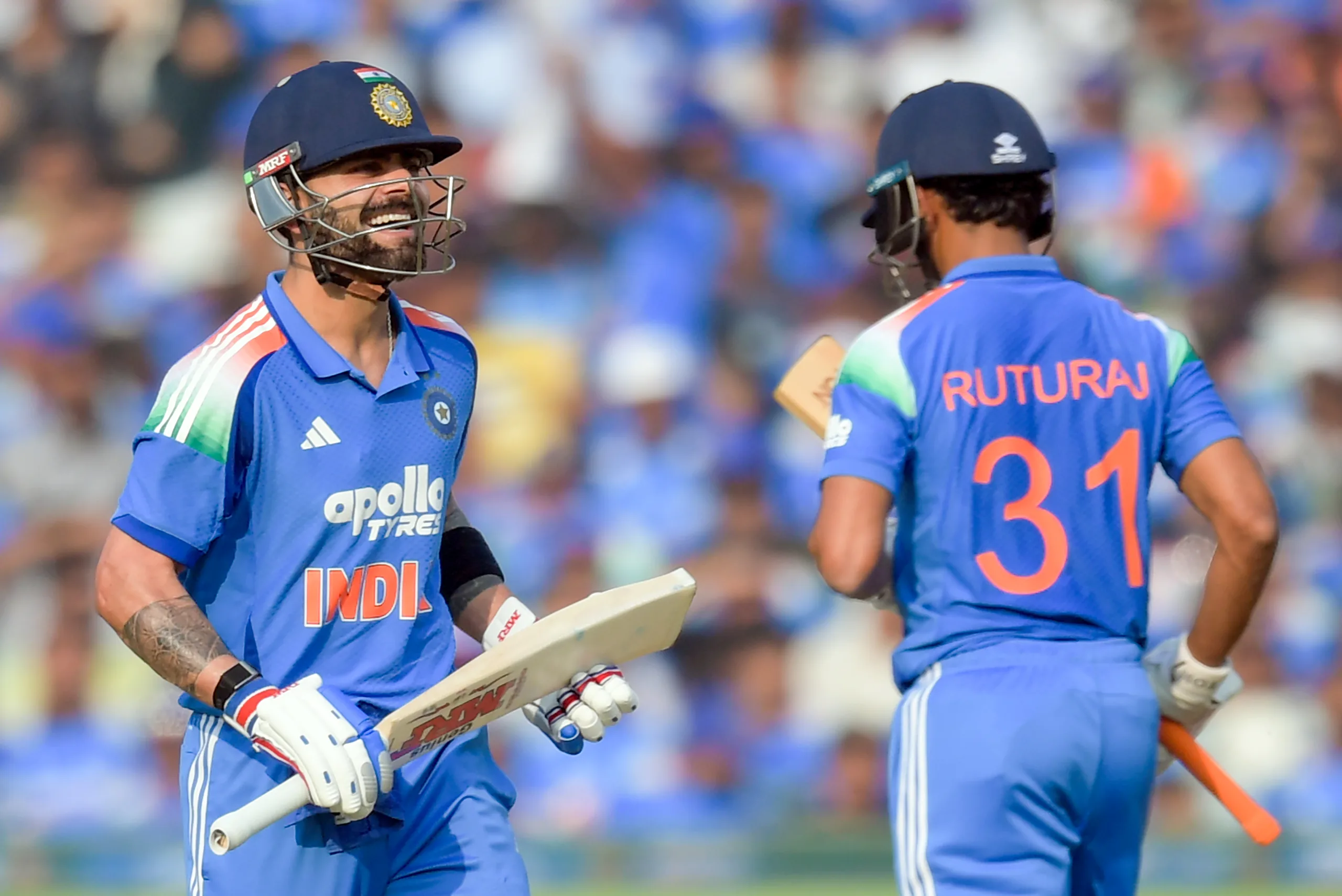 India vs South Africa, 2nd ODI: Kohli, Gaikwad centuries power India to 358/5