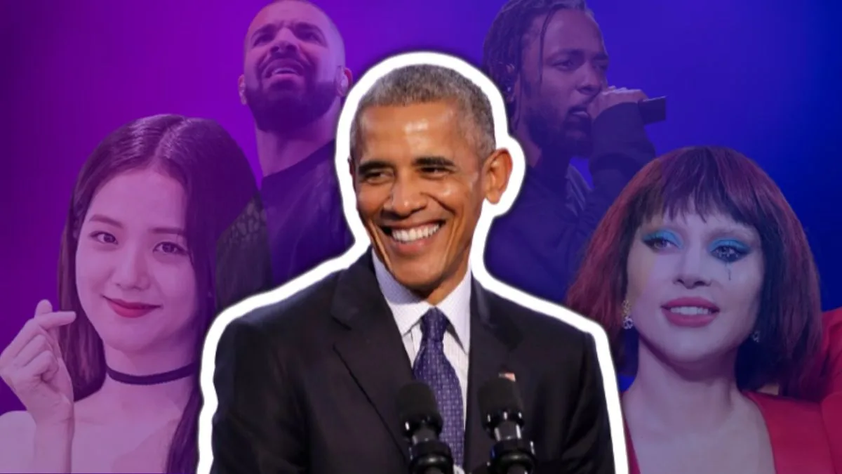 Barack Obama playlist 2025: Drake, Kendrick Lamar, BLACKPINK, Lady Gaga, and everyone on the list