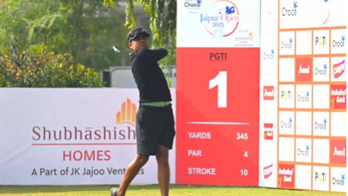 Jaipur Open 2025: Kushal Singh’s terrific 63 helps him surge ahead on day two